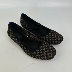 Rothy's The Max Square Mary Jane Flats Night Song Shoes Women's Size 7